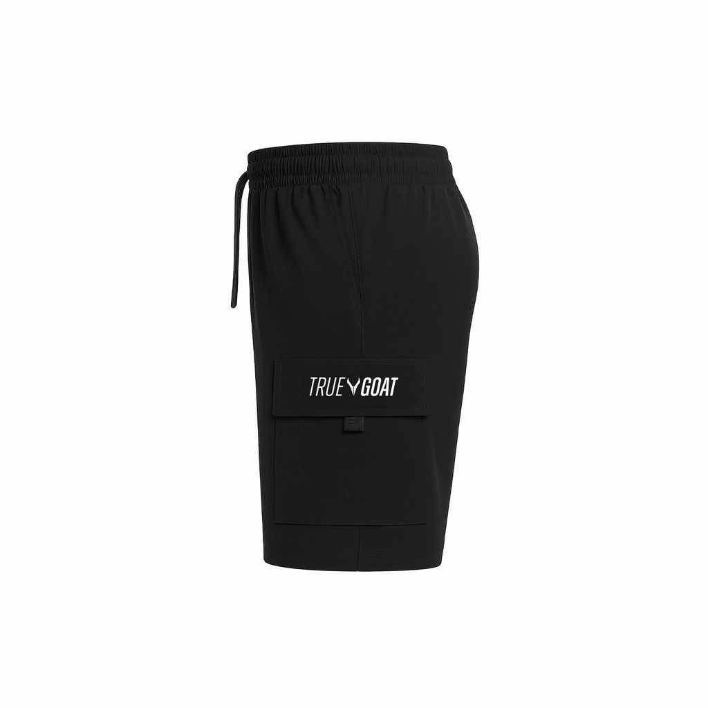 TG Black Cargo Shorts