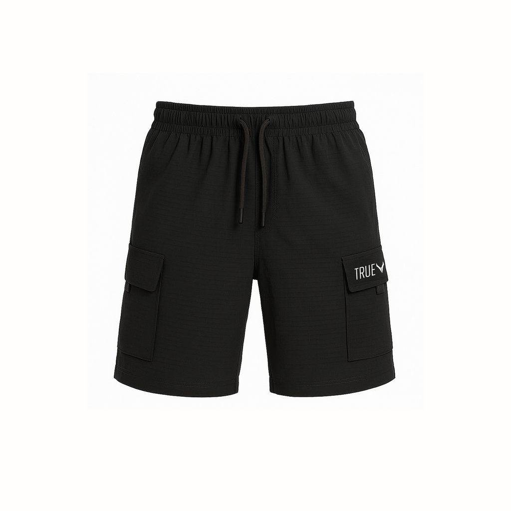 TG Black Cargo Shorts