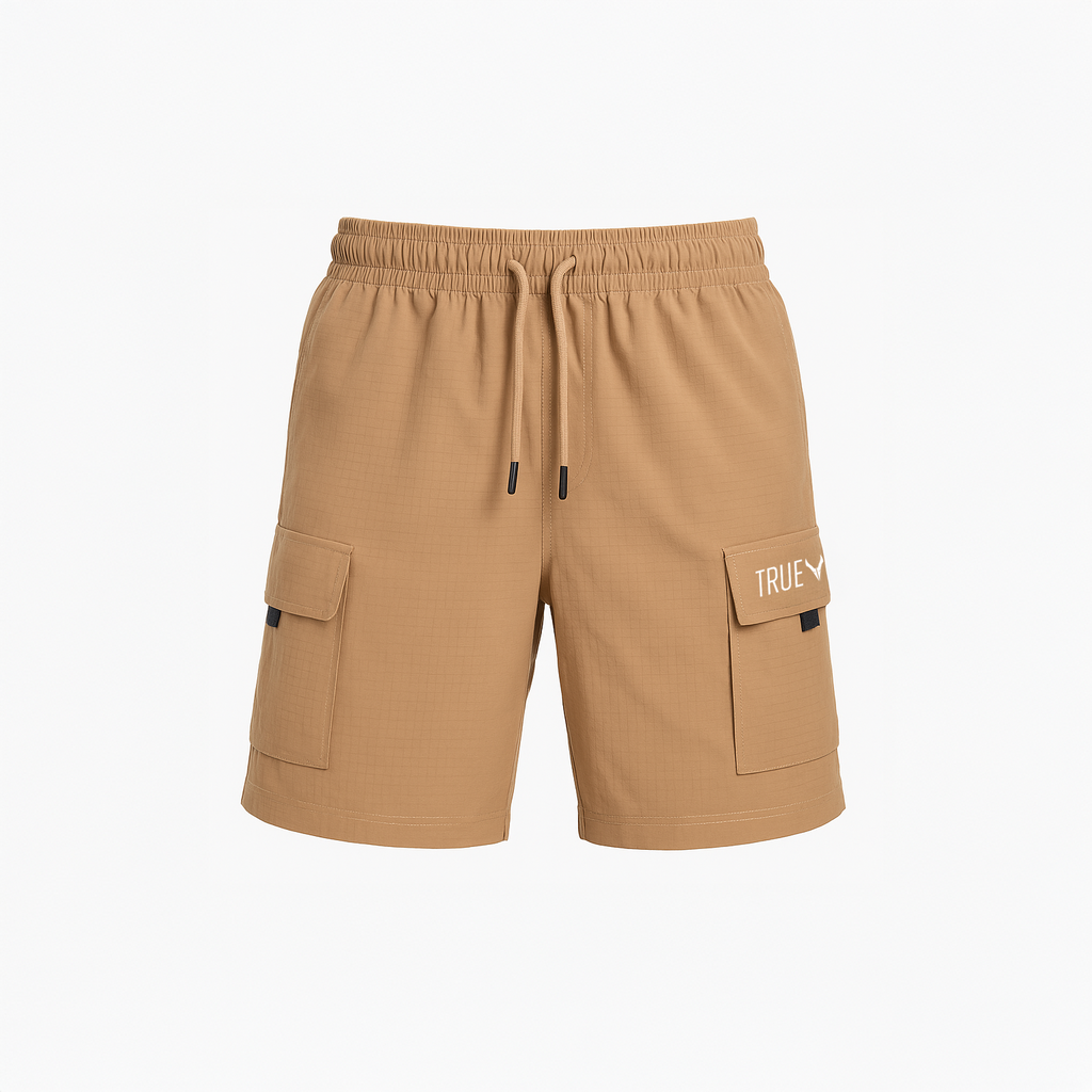 TG Beige Cargo Shorts